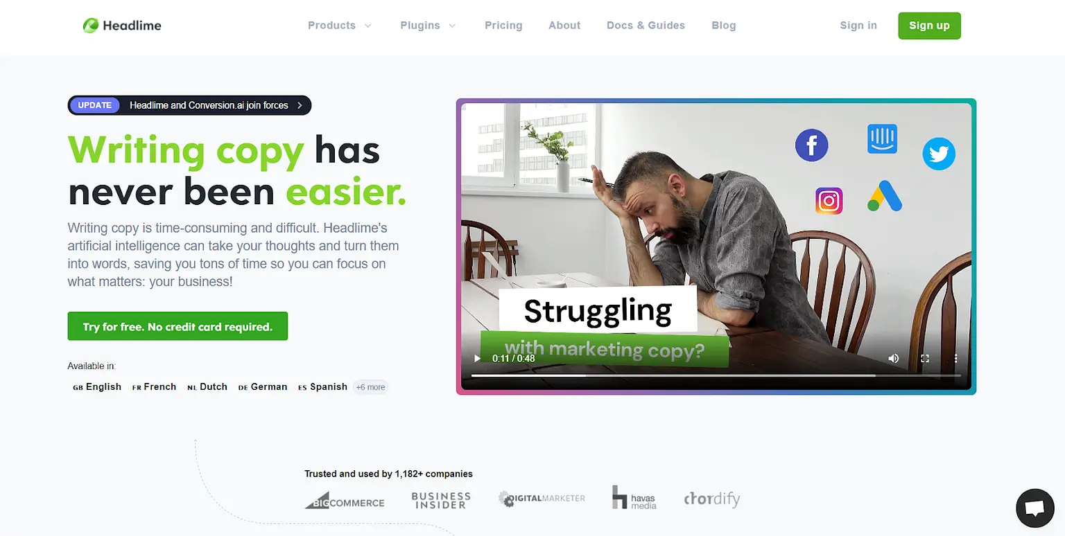 Landing Page Videos