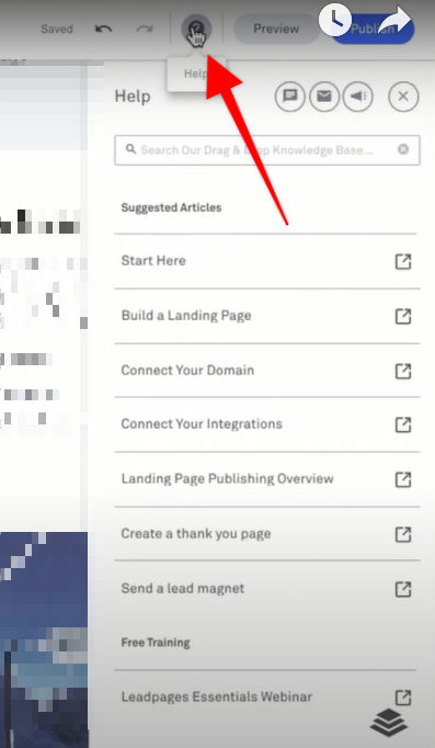 How to create a landing page