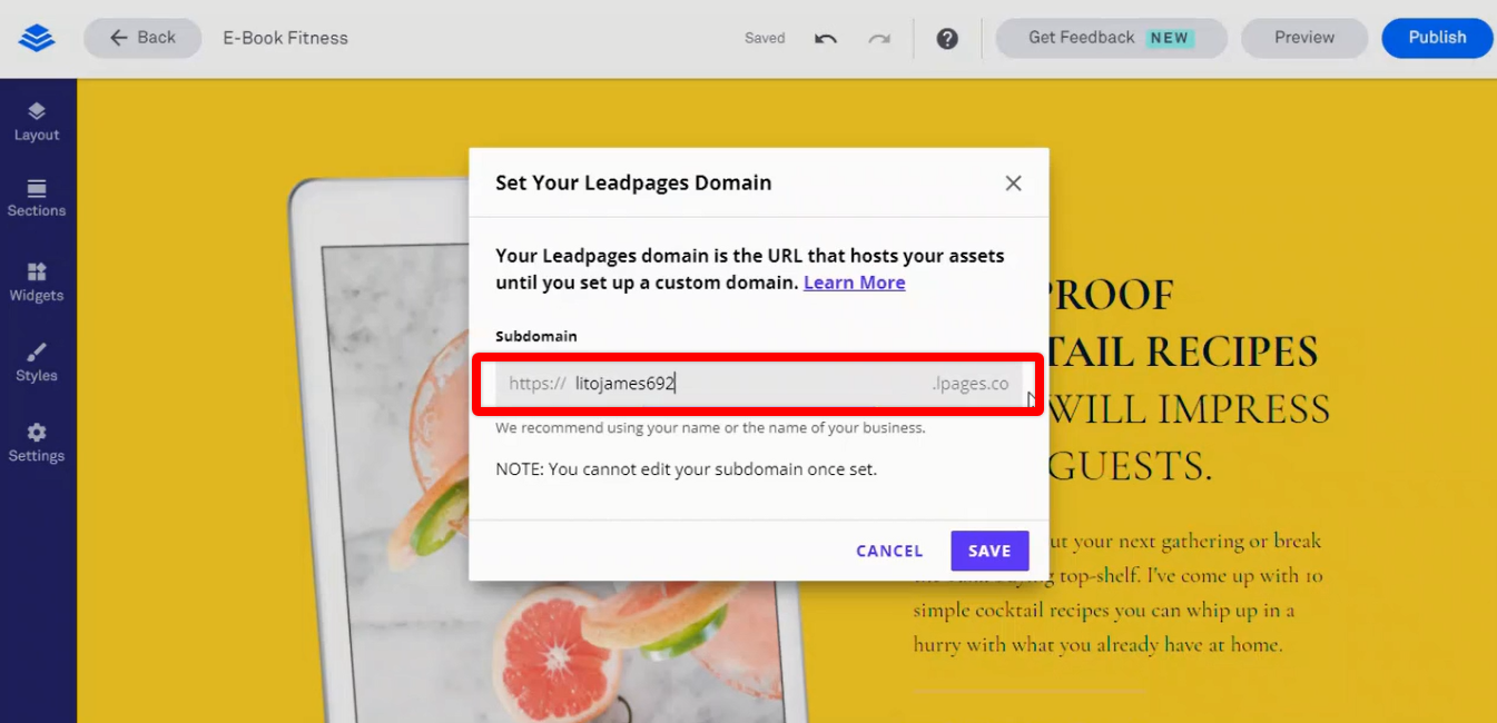 How to create a landing page
