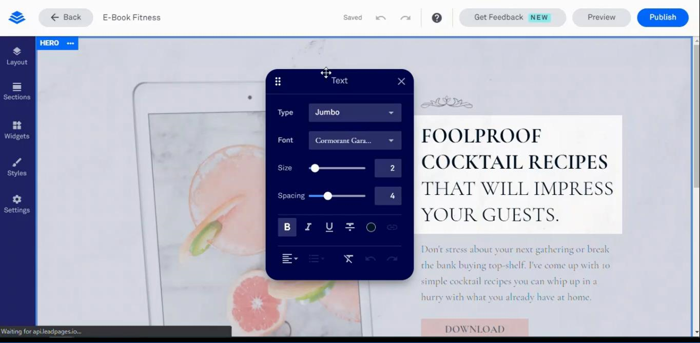 How to create a landing page