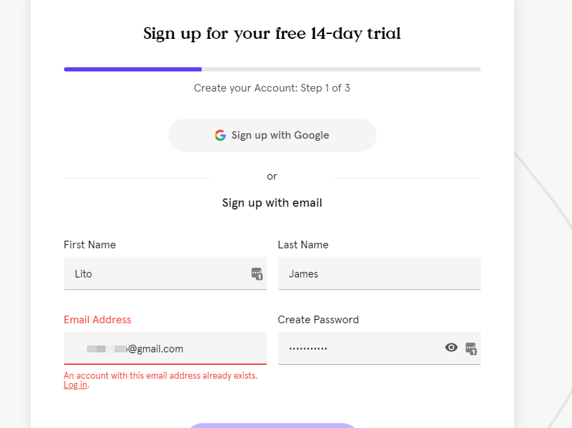 how to create a landing page pricing