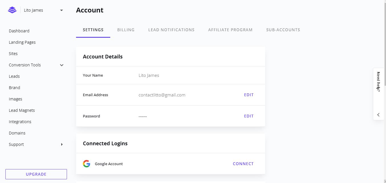 How to create a landing page