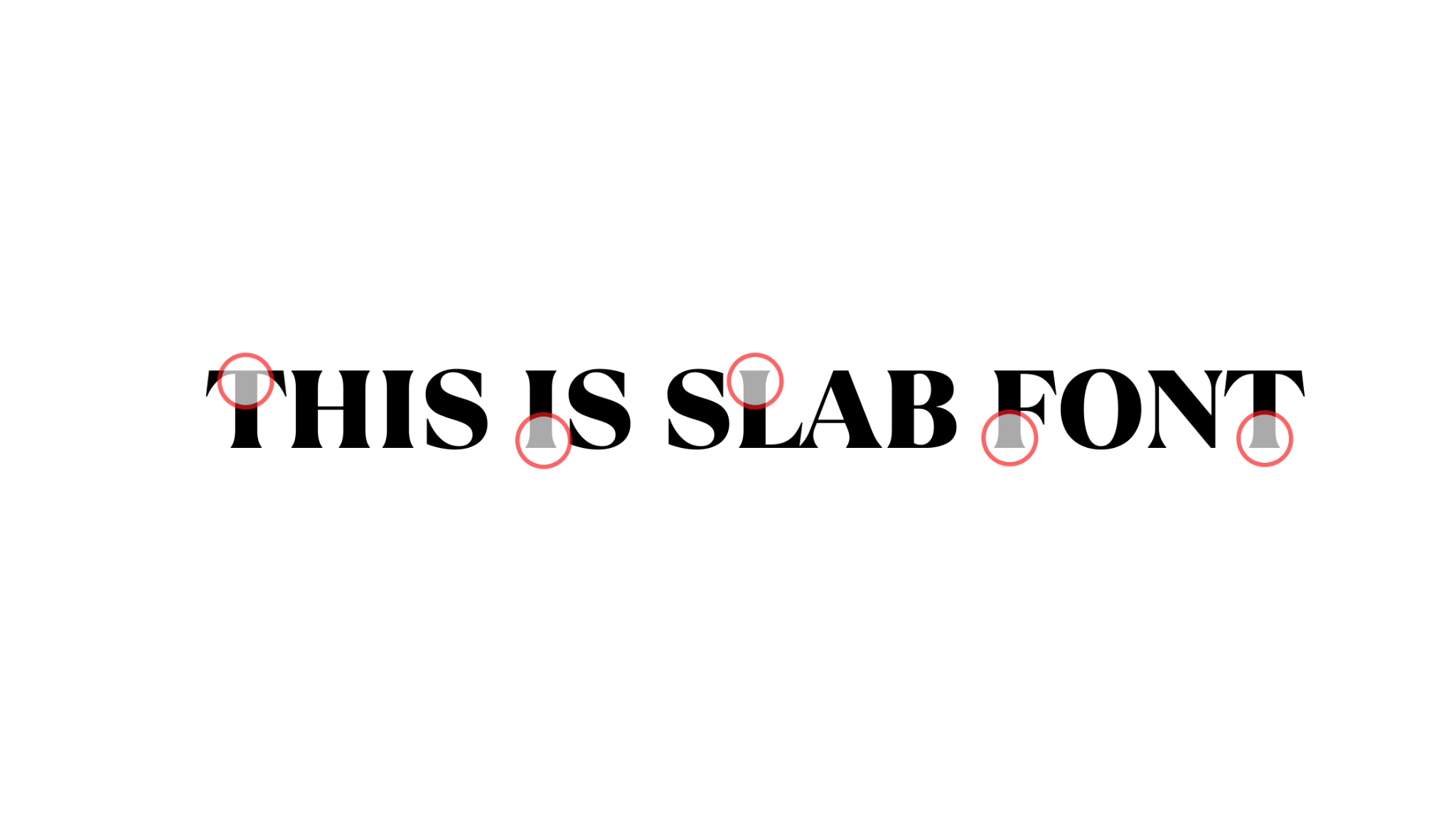 Landing Page Slab Fonts