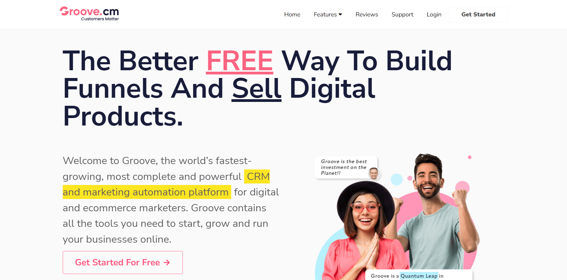 Sales Funnel Builder GrooveFunnels 