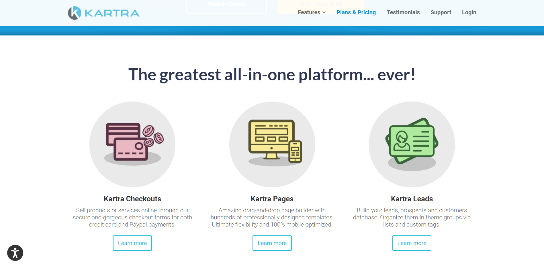 Sales Funnel Builder Kartra