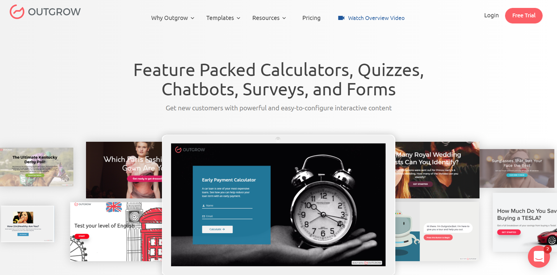 Survey Funnel Software Outgrow