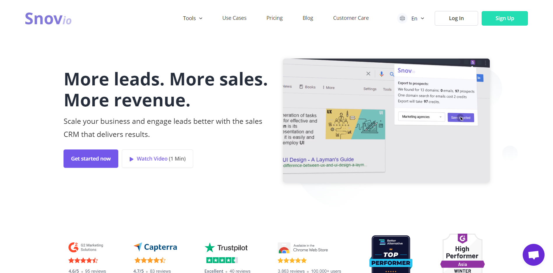 Outreach Tools Snov.io